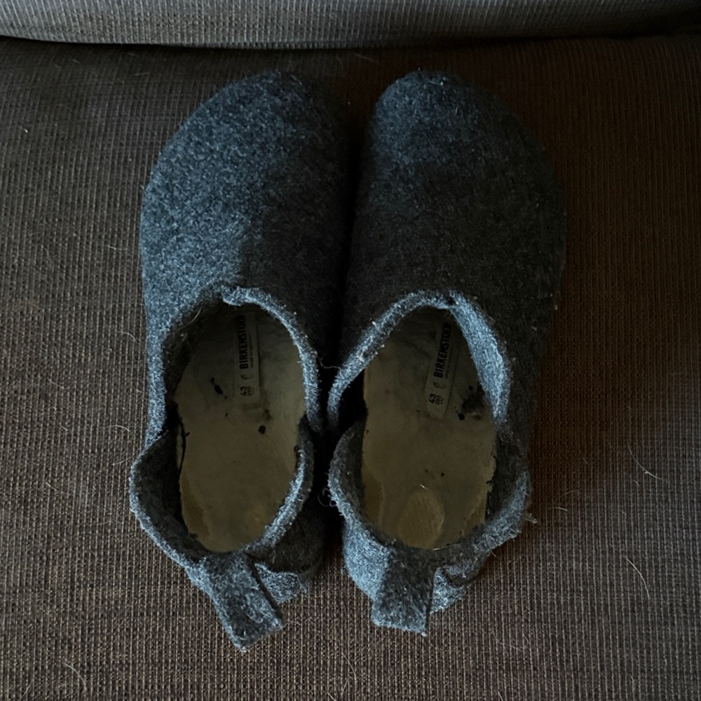 Birkenstock Andermatt Slippers in Gray Sz 43 - Picture 6 of 13